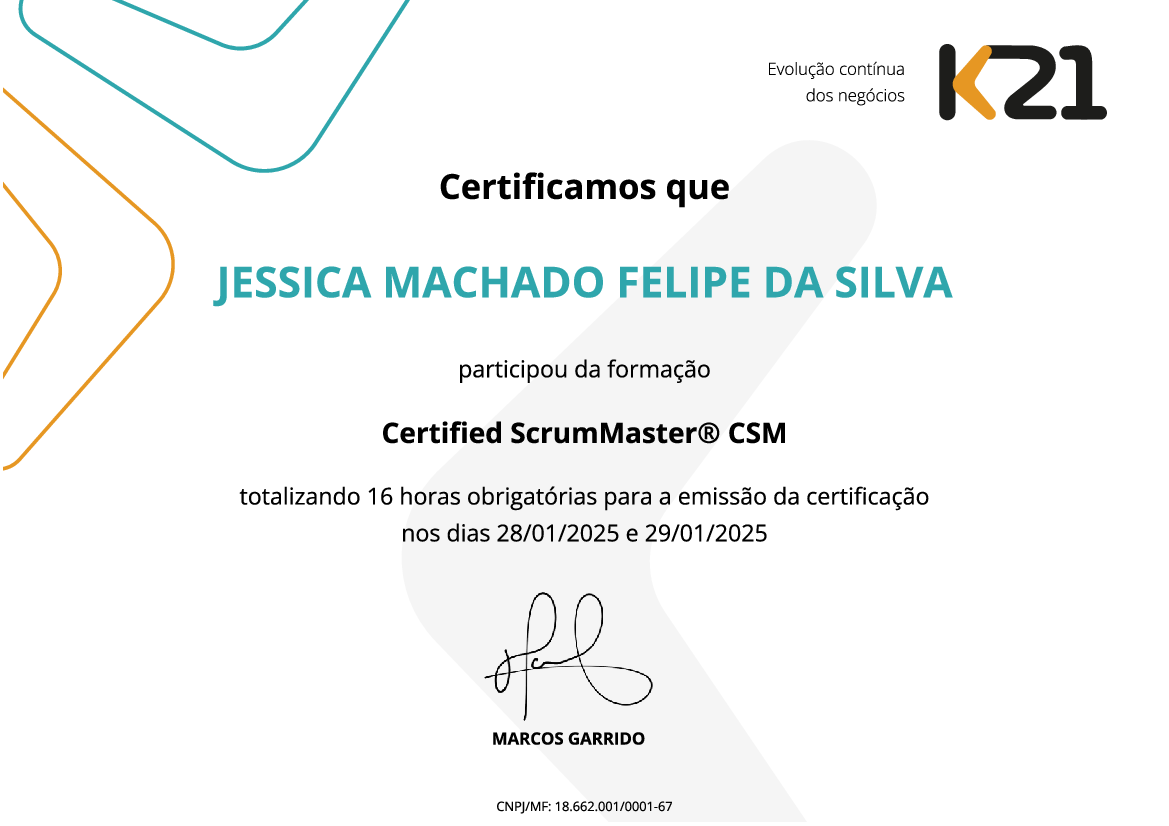 Certificado K21